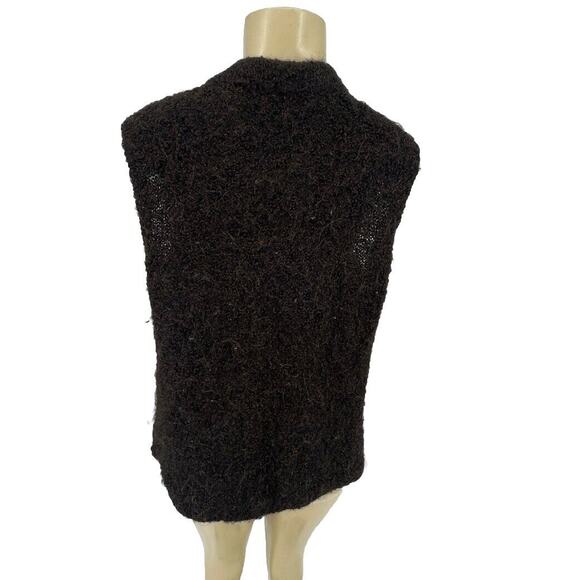 Tabask Medium Women ZIP Up Handmade Peruvian Alpaca Blend Sweater Cardigan 2-4 - Picture 3 of 9